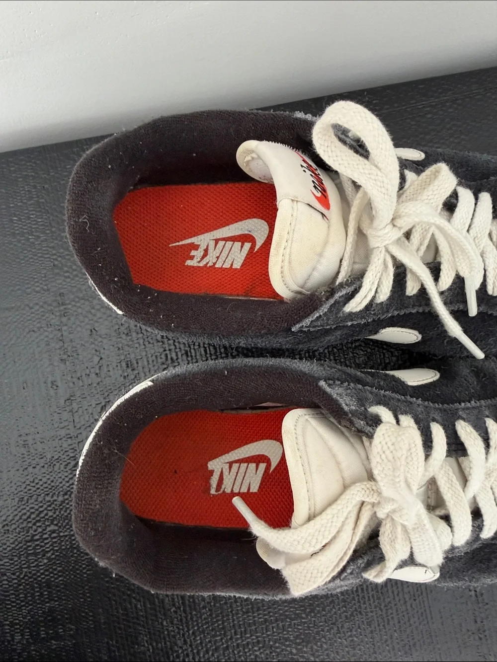 Nike Black & White Vintage Runner Sneakers